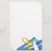 Schönes Tennis stationär/Briefkopf Briefpapier (Vorne/Hinten)