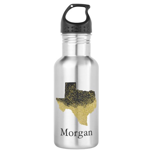 Schönes Texas Edelstahlflasche (Vorderseite)