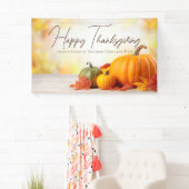 Schönes Thanksgiving-Thanksgiving-individualisierb Banner (Insitu)
