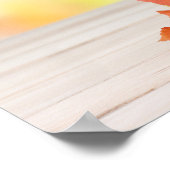 Schönes Thanksgiving-Thanksgiving-individualisierb Poster (Ecke)