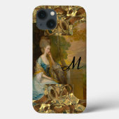 Schönes Thread Monogram Case-Mate iPhone Hülle (Rückseite)