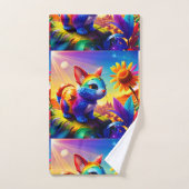 Schönes Tier Drei Badhandtuch Set (Handtuch)