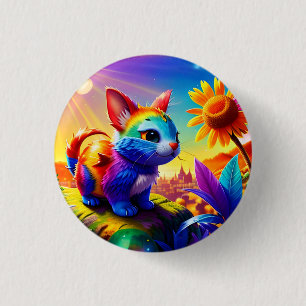 Schönes Tier Drei Button
