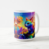 Schönes Tier Drei Kaffeetasse (VorderseiteRechts)