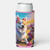 Schönes Tier Vier Selters Dosenkühler (Seltzer Vorderseite)