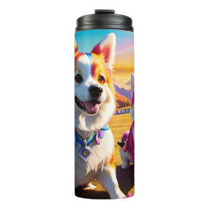 Schönes Tier Vier Thermosbecher