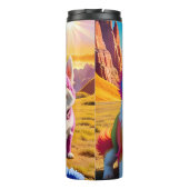 Schönes Tier Vier Thermosbecher (Rückseite)