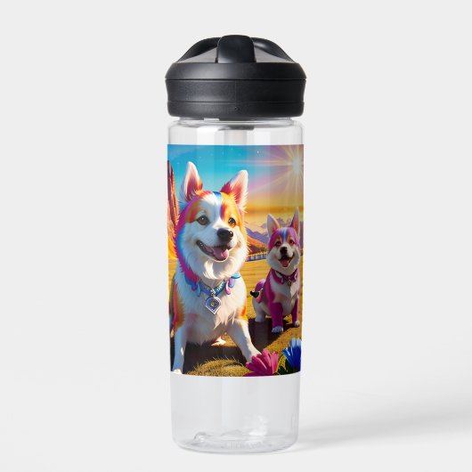 Schönes Tier Vier Trinkflasche (Vorderseite)