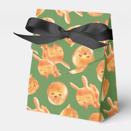 Schönes, tierförmiges Brot Geschenkschachtel (Vorderseite)