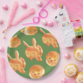 Schönes, tierförmiges Brot Pappteller (Party)