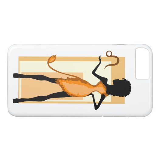 Schönes Tierkreis-Zeichen Löwe Case-Mate iPhone Hülle (Rückseite (Horizontal))