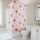 Schönes Tiermuster Duschvorhang (Beispiel)