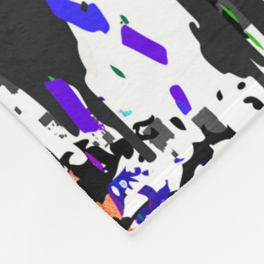 Schönes Tiger Fleece Blanket | Orange Tiger (Ecke)