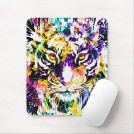 Schönes Tiger Mouse Pad | Orange Tiger Mousepad