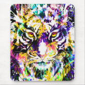 Schönes Tiger Mouse Pad | Orange Tiger Mousepad (Vorne)