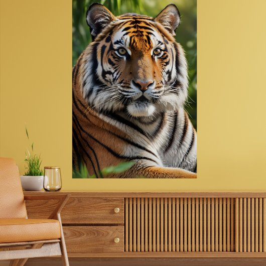 Schönes Tiger-Profil Poster (Wohnzimmer 2)