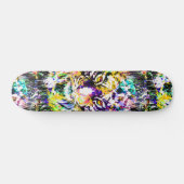Schönes Tiger Skateboard Deck | Farbiger Tiger (Horizontal)