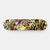 Schönes Tiger Skateboard - Gelber Tiger Skate (Horizontal)