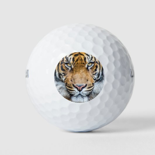 Schönes Tigerfeld Golfball (Vorderseite)