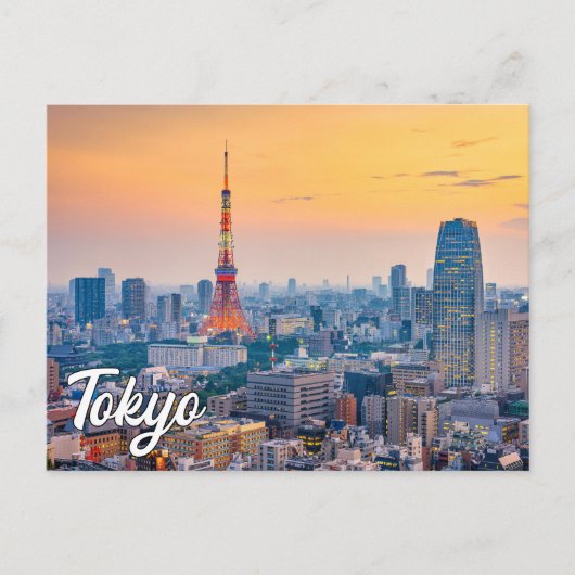 Schönes Tokio, Japan Postkarte (Vorderseite)