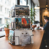 Schönes, traumhaftes und serenschneesicheres Owl Fotodruck