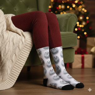 Schönes, traumhaftes und serenschneesicheres Owl Socken