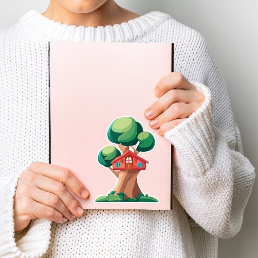 Schönes Tree House Aufkleber