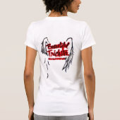 Schönes Trichster durch HelpMe2Stop.org T-Shirt (Rückseite)