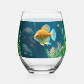 Schönes Trinkwasserglas Weinglas Ohne Stiel (Vorderseite)