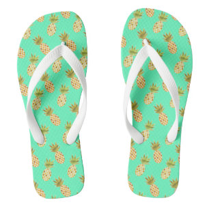 Schönes tropisches Ananas-Muster Badesandalen