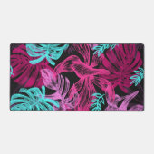 Schönes tropisches Blumendesign - Schreibtischmatt Schreibtischunterlage (Vorderseite)