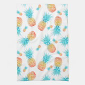 Schönes tropisches Fruchtananas-Muster Geschirrtuch (Vertikal)
