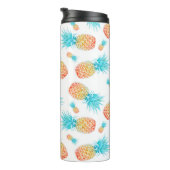Schönes tropisches Fruchtananas-Muster Thermosbecher (Nach rechts gedreht)