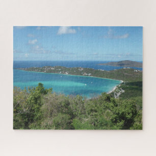 Schönes tropisches karibisches Strandparadies Foto Puzzle