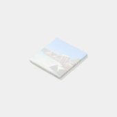 Schönes tropisches Meer mit felsenbedeckter Küste Post-it Klebezettel (angewinkelt)