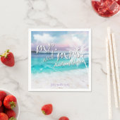 SCHÖNES TROPISCHES OZEANSONENPAPIER SERVIETTE (Beispiel)