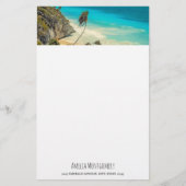 Schönes tropisches Sandstrand Paradise Briefpapier (Vorderseite)
