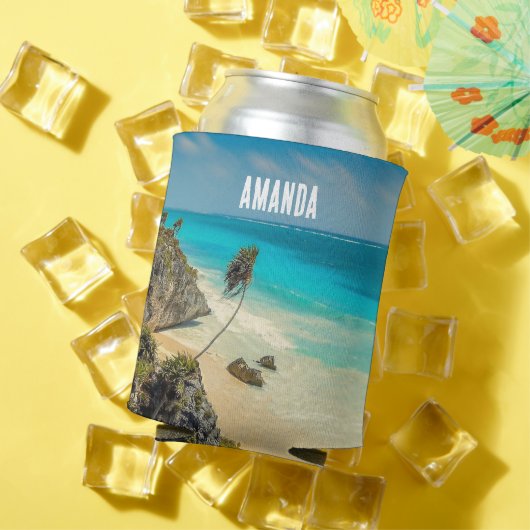 Schönes tropisches Sandstrand Paradise Dosenkühler (In Situ Sommer)