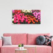 Schönes Tulip Garden Bed. Oregon Leinwanddruck (Insitu (Wohnzimmer))