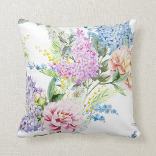 Schönes u. elegantes handgemaltes   Wurfs-Kissen Kissen