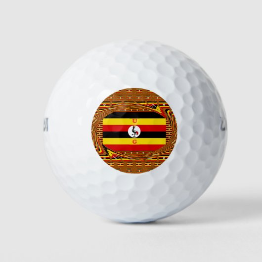 Schönes UG farbiges Schattenmotiv Golfball (Vorderseite)