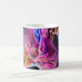 Schönes und Abstraktes Marmordesign Kaffeetasse (Mittel)