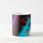 Schönes und Abstraktes Marmordesign Kaffeetasse (Mittel)