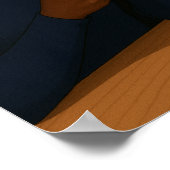 Schönes und belebtes Poster (Ecke)