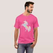 Schönes und buntes Einhorn T-Shirt (Vorne ganz)
