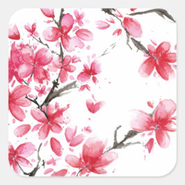Schönes und elegantes Cherry Blossom Sticker Siege