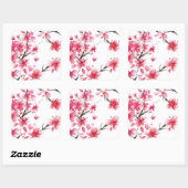 Schönes und elegantes Cherry Blossom Sticker Siege (Blatt)