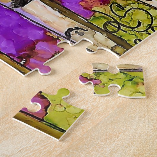 Schönes und farbenfrohes Aspen Tree Puzzle (Seite)