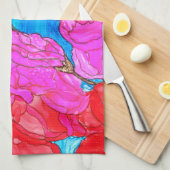 Schönes und farbenfrohes Hummingbird Küchentuch (Viertel Falte)