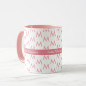 schönes und feminines Rosa Tasse (Vorderseite Links)